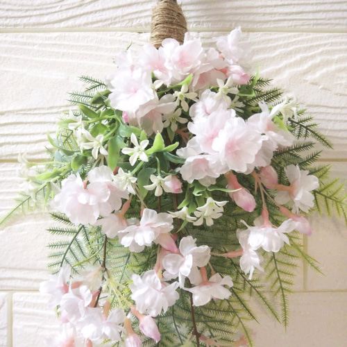 春色 スプリングリース 桜 スワッグ しだれ桜 スワッグ Harry