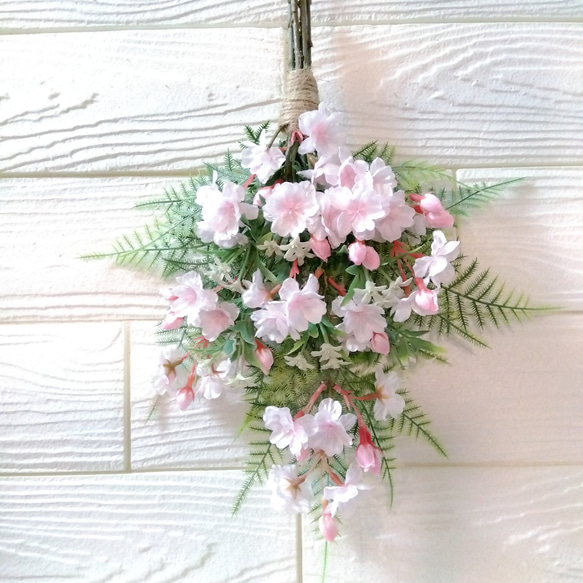 春色 スプリングリース 桜 スワッグ しだれ桜 スワッグ Harry Chop