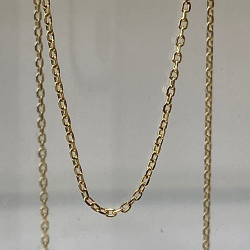 k18YG AU750 18金 イエローゴールド アズキ ネックレス