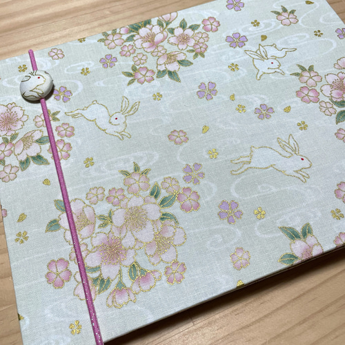 御朱印ホルダ－】（特大）バンド付 見開き60枚 ハンドメイド