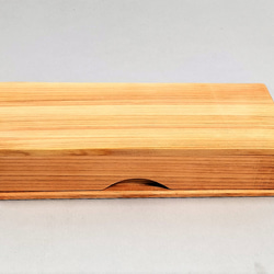木製(杉無垢材)の台差し箱　　　#1603 2枚目の画像