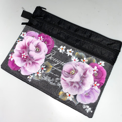 リュック 薔薇 手描き トールペイント リュック・バックパック