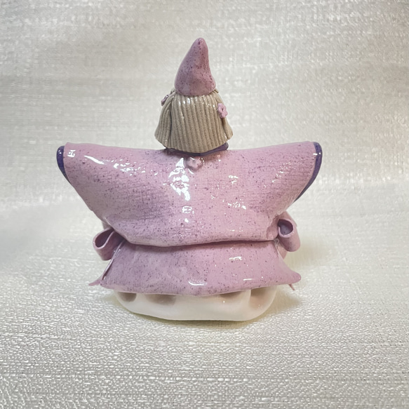 【陶器】雛人形　小道具付き✨ 4枚目の画像