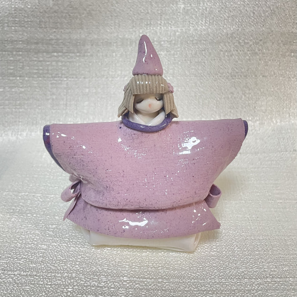【陶器】雛人形　小道具付き✨ 2枚目の画像