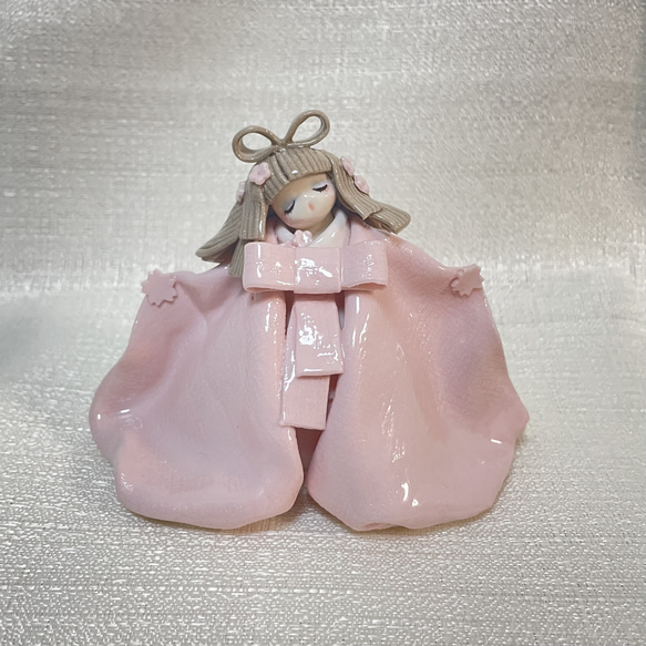 【陶器】雛人形　小道具付き✨ 5枚目の画像