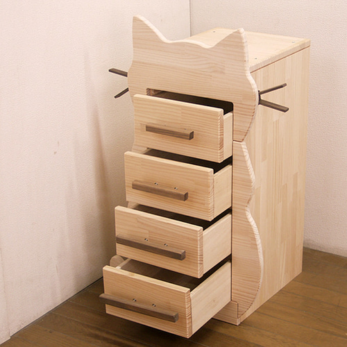 ハンドメイド パイン材キャットタワー用猫チェスト 猫グッズ 猫 ハンドメイド パイン材キャットタワー用猫チェスト 猫グッズ 猫