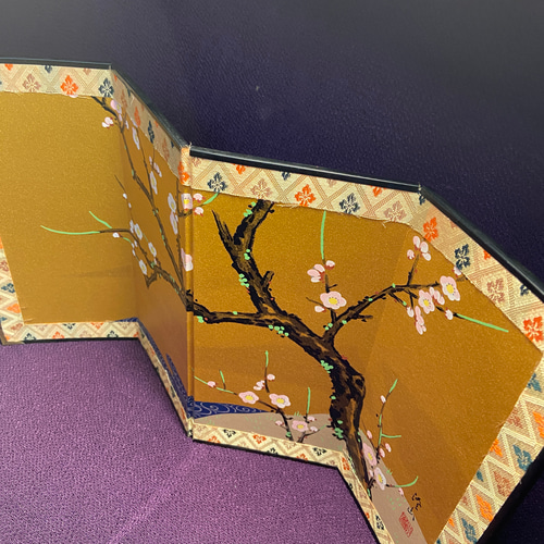 ちょっと本格的な一点モノのミニ屏風 [ 屏風 / 利休屏風