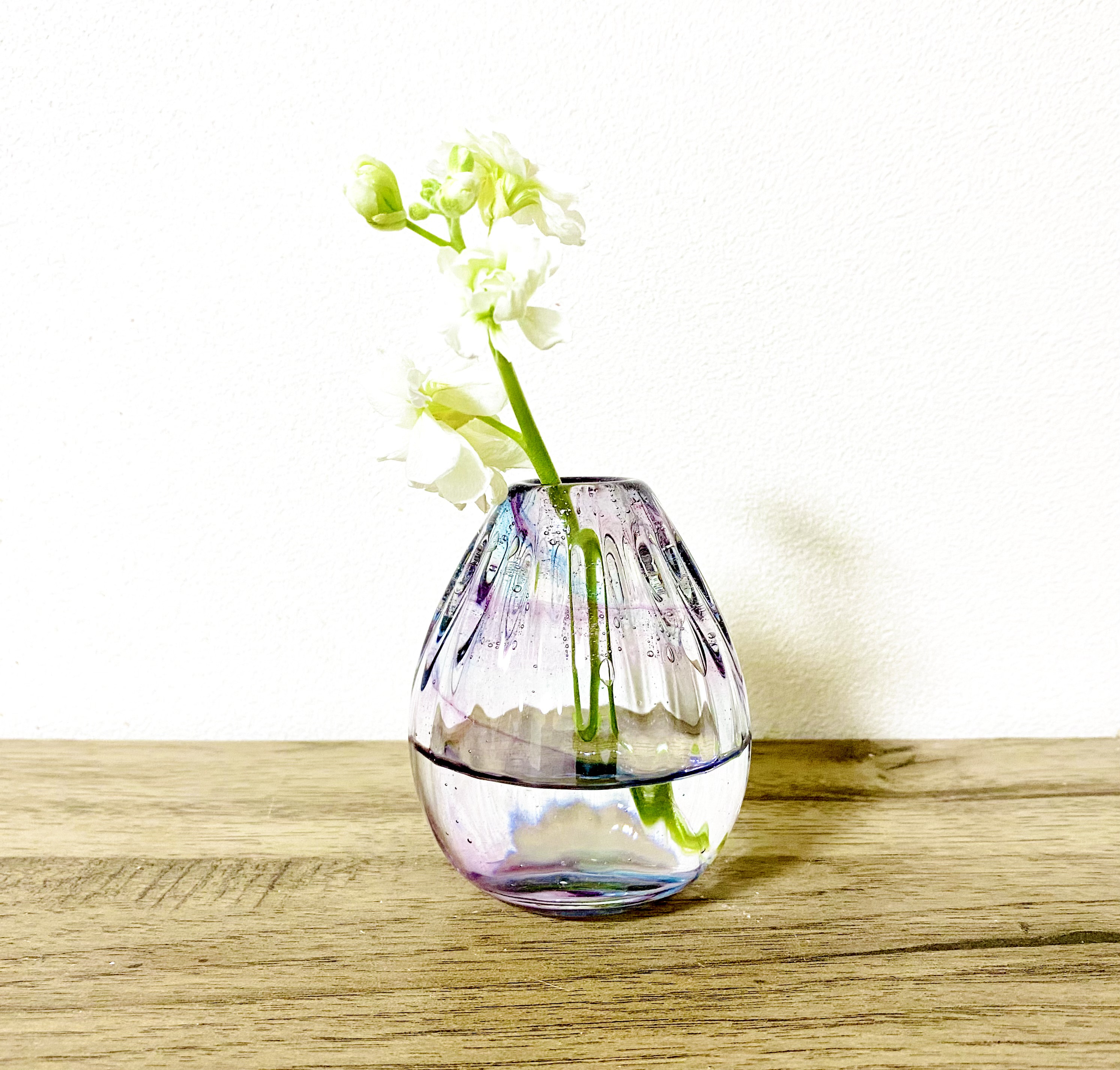 ガラス作家　作家物　花瓶　一輪挿し　ドリンクボトル　吹きガラス ガラス作家 作家物 花瓶 一輪挿し ドリンクボトル 吹きガラス