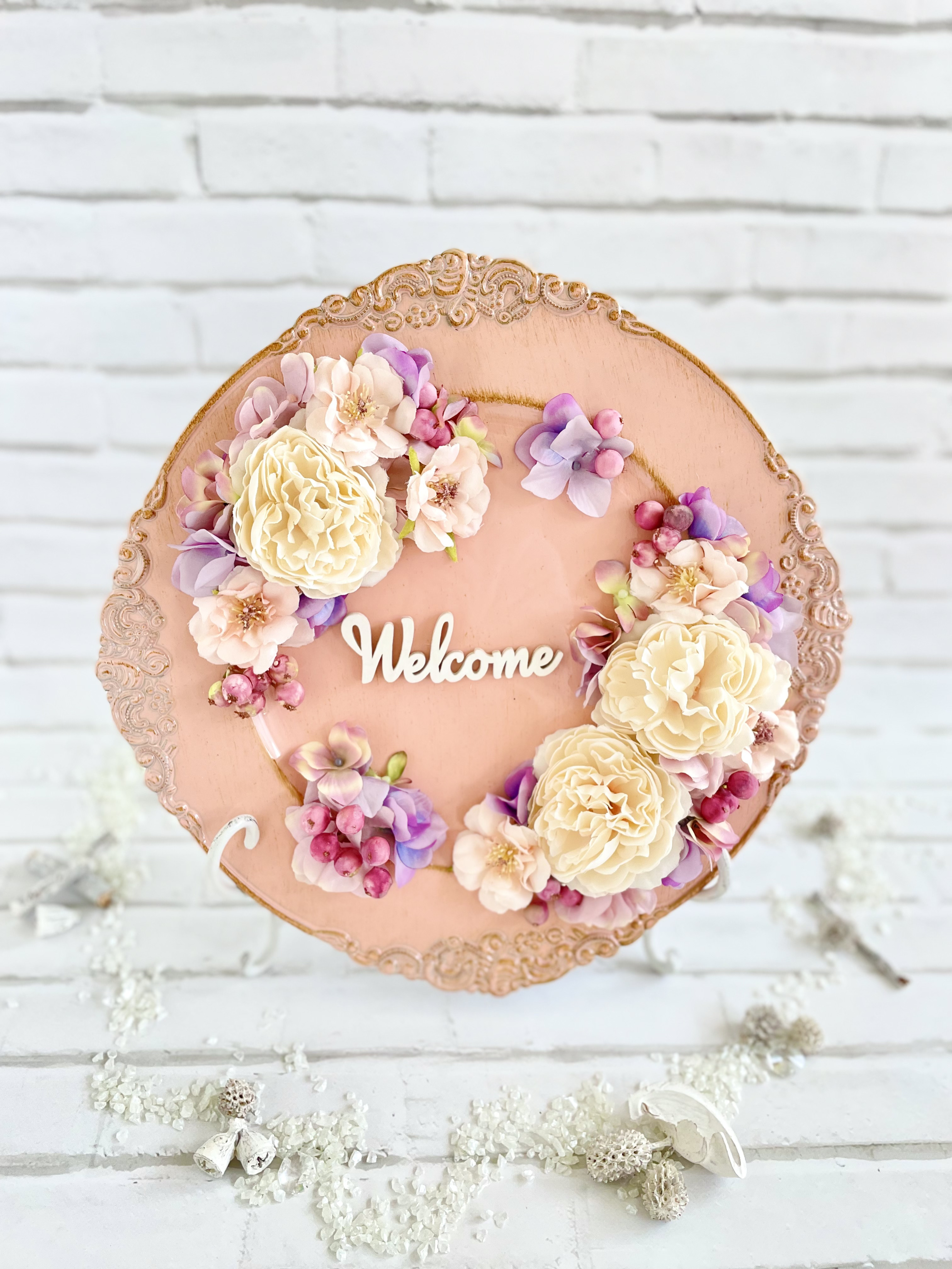 春爛漫♪桜色のウェルカムプレート♡ウェディング♡新居祝い♡結婚祝い♡インテリア