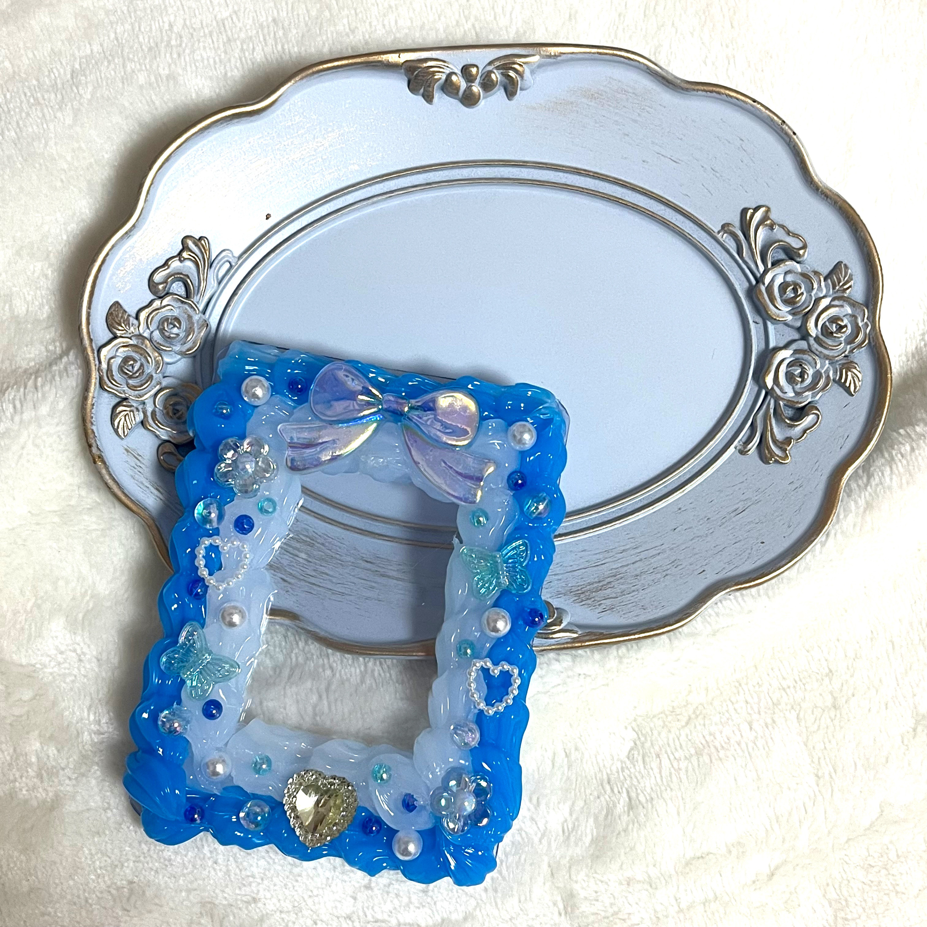 【オーダーページ】デコトレカケース・デコスリーブ ブルーセット④ 💫フルオーダー💫 B8・A7 サイズ