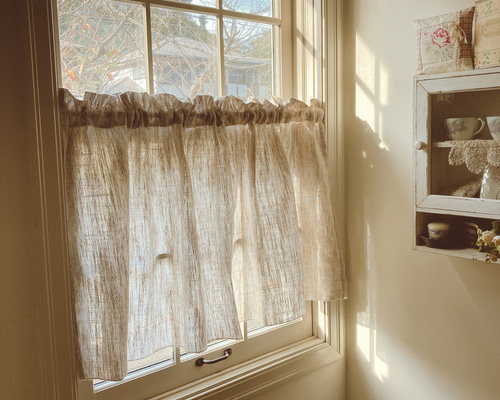 あっこ様特注品♥カフェカーテン×3枚♡花柄 カントリー丈56×横幅105 あっこ様特注品♥カフェカーテン×3枚♡花柄 カントリー丈56