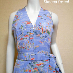 ボックスプリーツ・リゾートドレス Resort dress LO-415/S 3枚目の画像