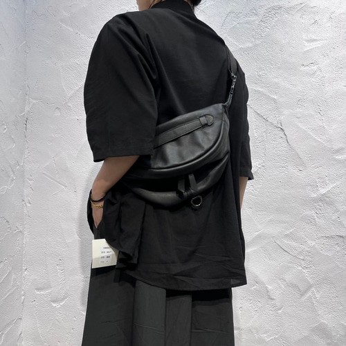 美品 raffinata 牛革 ボディバッグ ウエストバック 超大容量本革女性用ボディバッグ 牛革胸バッグ斜めウエスト