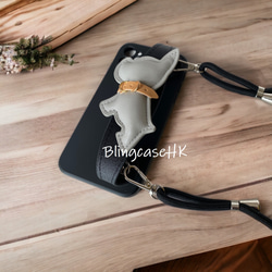送料無料 犬 リストバンド スマホショルダー iPhone 14 15 全機種対応 Samsung ケース スマホケース 5枚目の画像