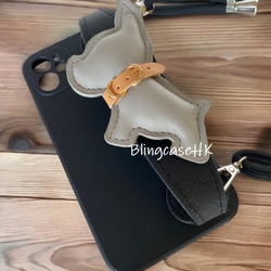 送料無料 犬 リストバンド スマホショルダー iPhone 14 15 全機種対応 Samsung ケース スマホケース 4枚目の画像