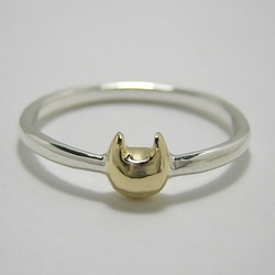 yubineco K18 ( 猫 ネコ ねこ キャット 指環 指輪 K18ゴールド