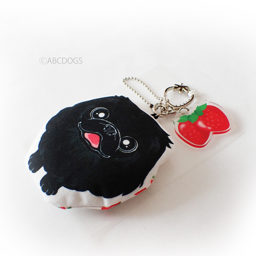 専用 ★ハンドメイド★ いっしょにおでかけ ペキニーズ ぬいぐるみ ブラック ☆ハンドメイド☆ いっしょにおでかけ ペキニーズ ぬいぐるみ