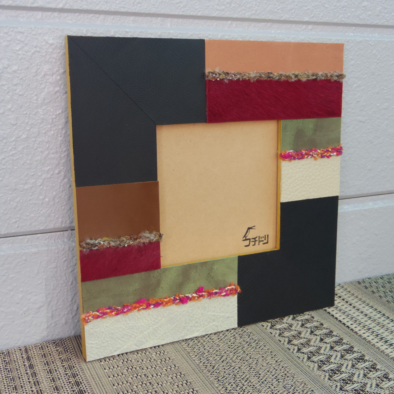 額縁 ＜ぜんぶましかく 10.5角＞ 「no.2 ボーダー」