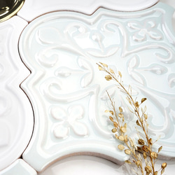 内装壁用 タイル アラベスク模様 陶器質 ランタン形状 おしゃれ DIY