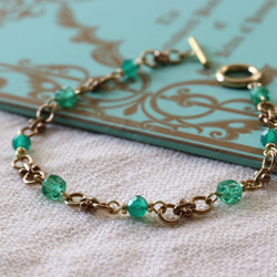 希少石☆天然スフェーンの14kgfブレスレット☆鑑別済み ブレスレット