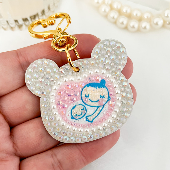 くまのマタニティマークキーホルダー 雑貨・その他 Mirin 通販