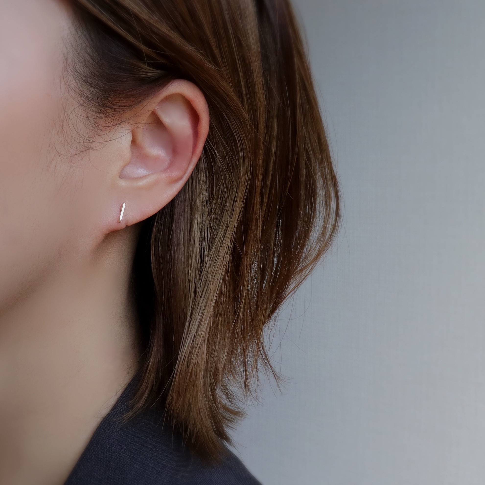ohana◆14kgf ピアス2点 14K Gold Filled】P4 立爪ピアス 2mmキュービックジルコニア
