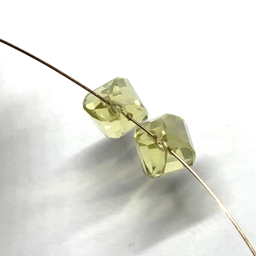 宝石質レモンクォーツE＊ツイストカット＊2個 天然石 JEWELBOX 通販