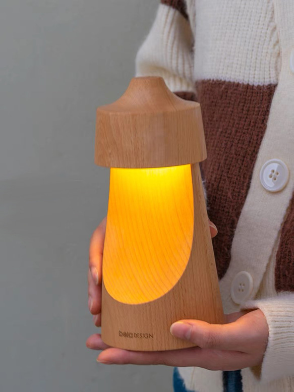 belaDESIGN ハーフムーン ナイトライト ドイツ産 ブナ 天然木 木製