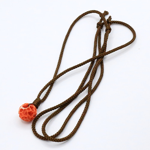 虫食い珊瑚 -コーラル- 15mm ビーズ トップ beads171 ネックレス
