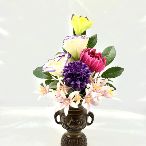 仏壇用ｱｰﾃｨﾌｨｼｬﾙﾌﾗﾜｰ仏花 アートフラワー ラン 通販 15441053｜Creema