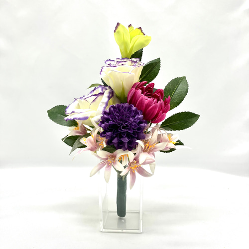 仏壇用ｱｰﾃｨﾌｨｼｬﾙﾌﾗﾜｰ仏花 アートフラワー ラン 通販 15441053｜Creema