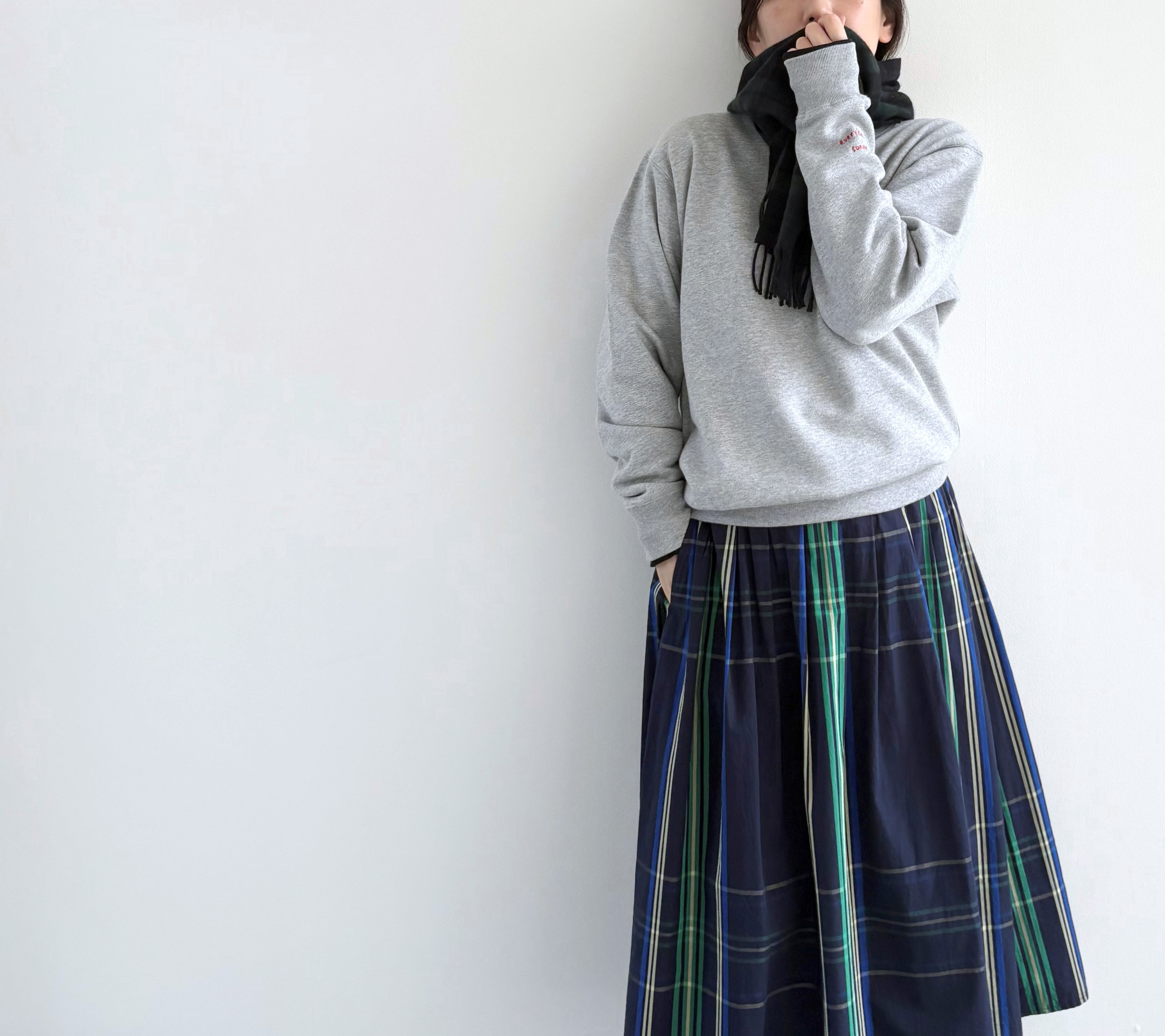 3stitch & everyday is sunday スウェット（ヘザーグレー）【在庫限り】