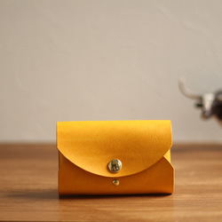 コロンとしたシンプル本革レザー名刺入れ＆カードケース　　自分用にもプレゼントにも 11枚目の画像