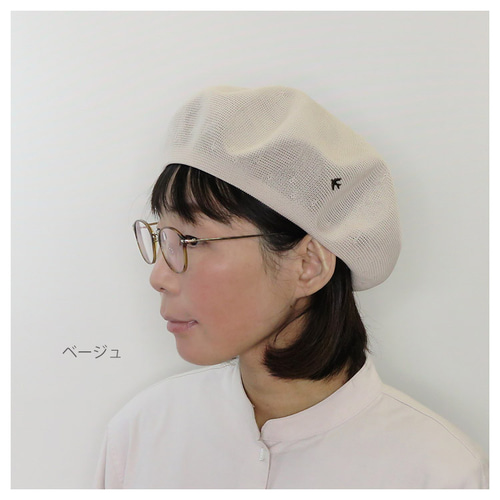 CA4LA RIBBON BERETライトグレー ベレー帽 リボン CA4LA RIBBON BERETライトグレー ベレー帽 リボン（春夏向け