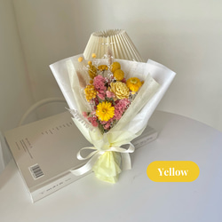 【Dry Flower Bouquet】選べるカラー！　韓国ブーケ　ミニブーケ　カラフルブーケ　推しブーケ　母の日 5枚目の画像