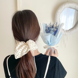 【選べる全６色ブーケ】【名入れラベル】韓国ブーケ　ミニブーケ　カラフルブーケ　ドライフラワーブーケ　推し 3枚目の画像