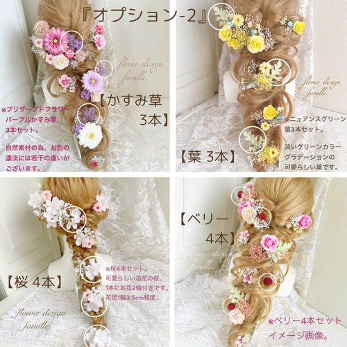 花ひらく日 ✧ 上品 カラフル レインボー 髪飾り ｜ 虹 レインボー