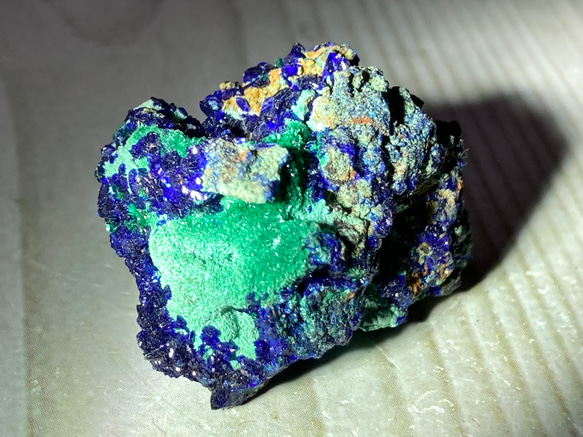 アジュライト マラカイト 付き 原石 【公式通販】