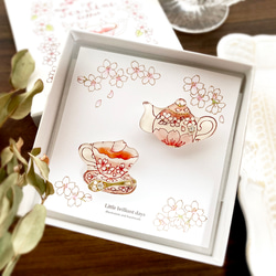 Sakura TeaTime Coffret -petal- | Sakura Tea Coffret Petal [胸針套裝] 第1張的照片