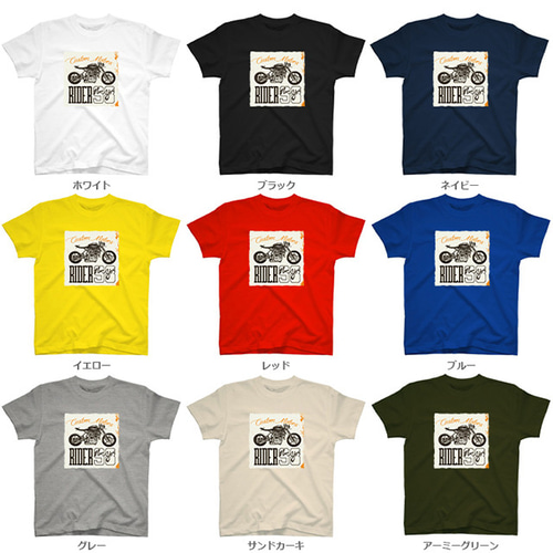 Tシャツ バイク オートバイ メンズ レディース ジュニア 半袖 長袖