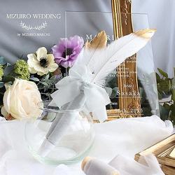 【特集掲載！】結婚証明書　シンプル　アクリル結婚証明書　人前式（ 教会式やお名前入りに変更可 ) 8枚目の画像