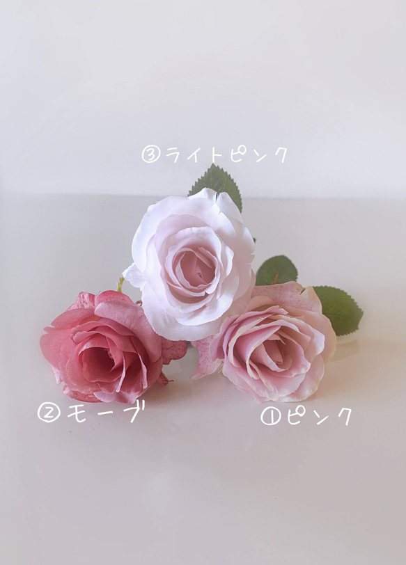 バルーンフラワー♡Roseピンク 4枚目の画像