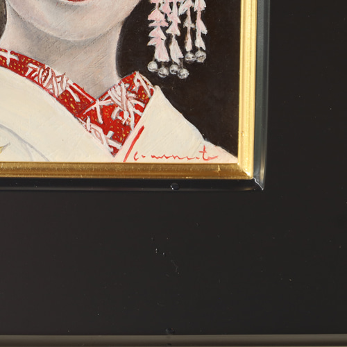 『彩光る』　油彩肉筆画 彩光る』 油彩肉筆画