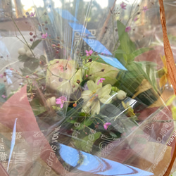 【全て国産花材】送料差額負担いたします✳︎野の花を集めたようなアレンジメント 5枚目の画像