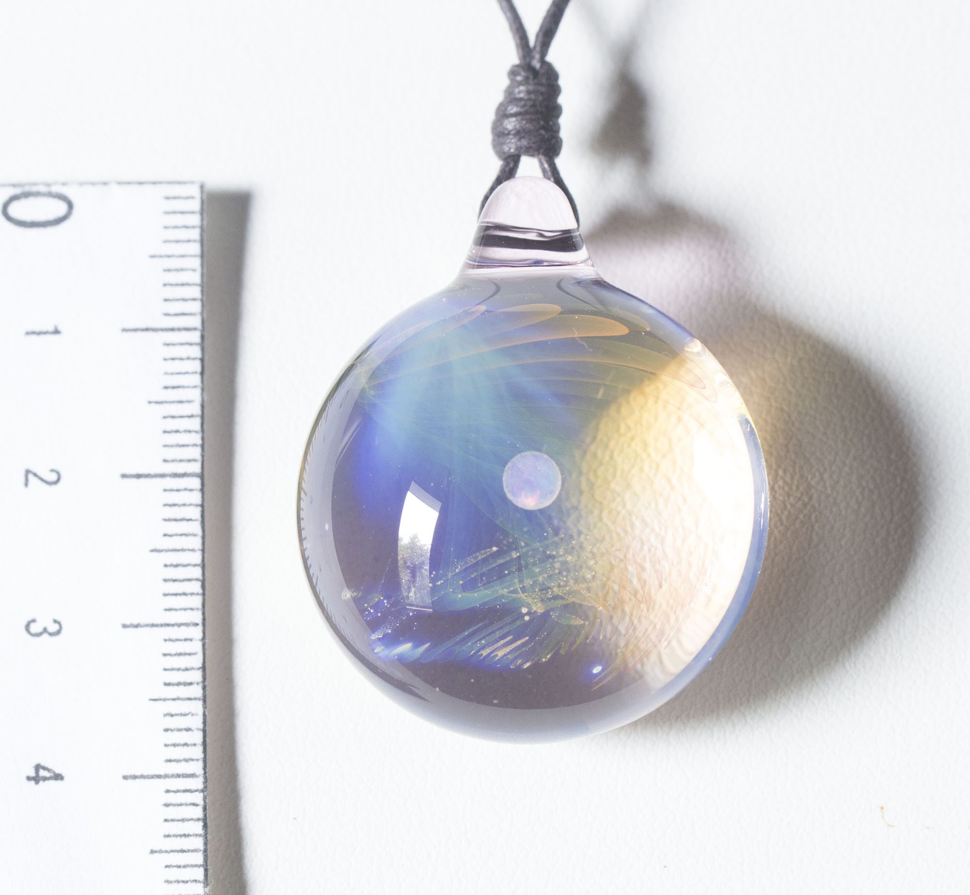 WINGS OF UNIVERSE ボロシリケイトガラスペンダント wu15