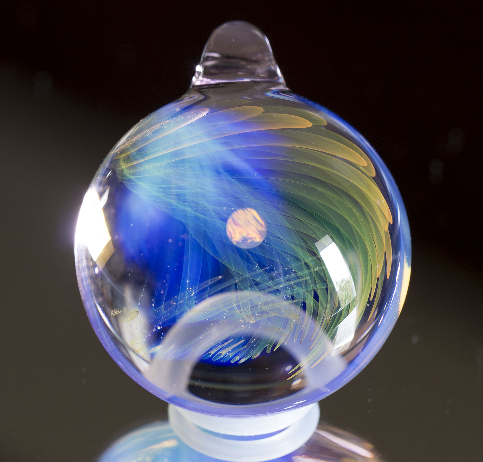 WINGS OF UNIVERSE ボロシリケイトガラスペンダント wu15