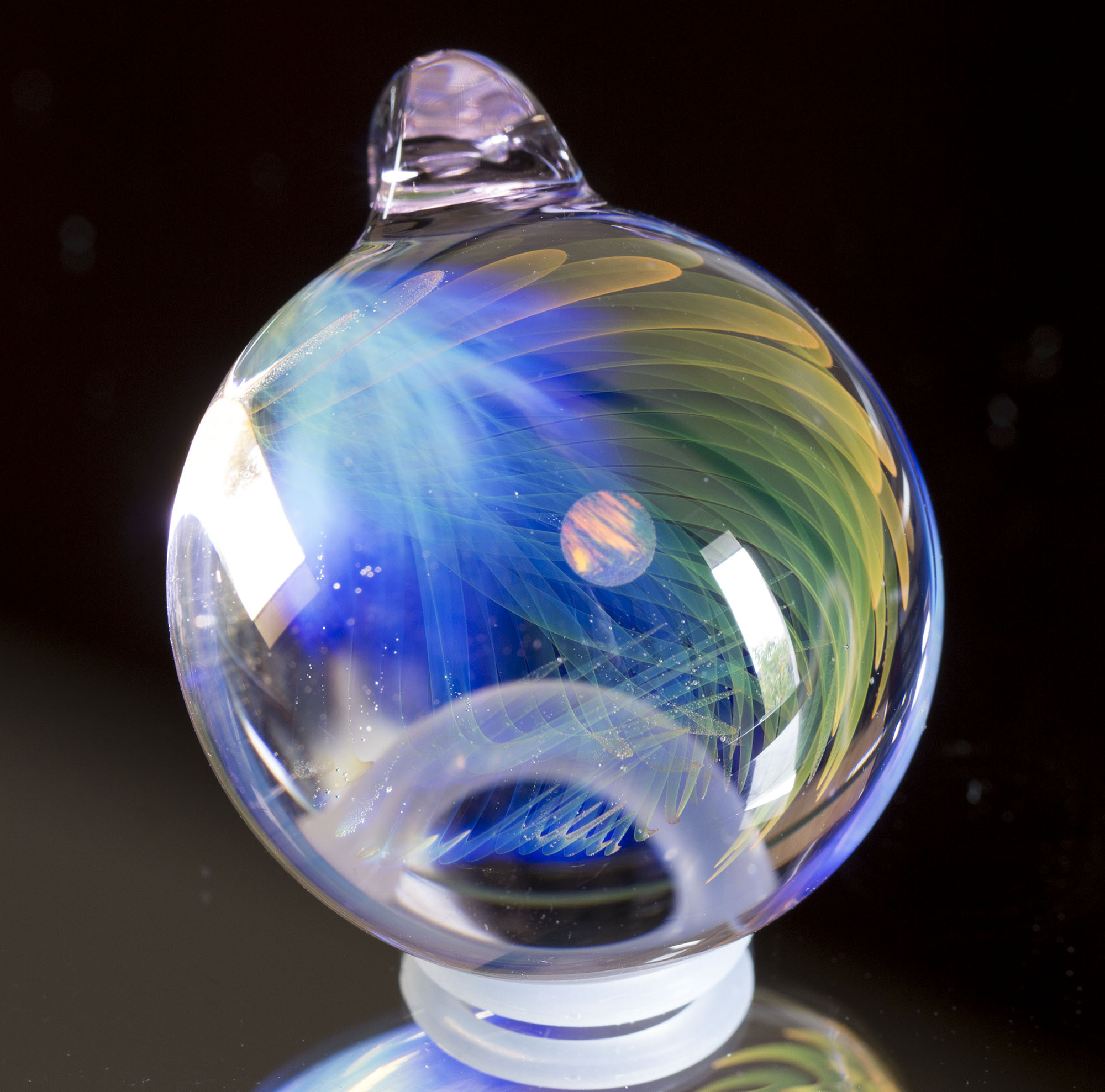 WINGS OF UNIVERSE ボロシリケイトガラスペンダント wu15