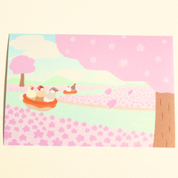 文鳥さんと景色のポストカード 9枚目の画像