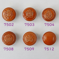 陶器調メタルボタン（7503）　15mmまたは21mm 9枚目の画像