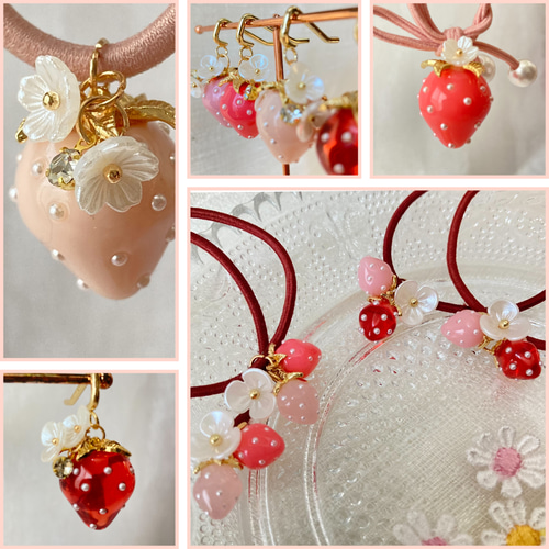 いちごポニーフック ポニーフック・ヘアカフス nico☆nina 通販  